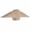 Ekena Millwork Eugene Smooth Timber Gable Bracket, Douglas Fir, 36"W x 7"H x 3 1/2"D x 5 1/2"F, 5/12 Pitch GBW036X07X0406EUG00SDF - alternate 3